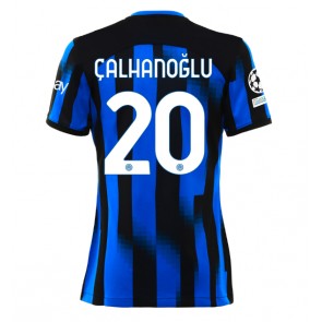 Inter Milan Hakan Calhanoglu #20 Replika Hjemmebanetrøje Dame 2023-24 Kortærmet